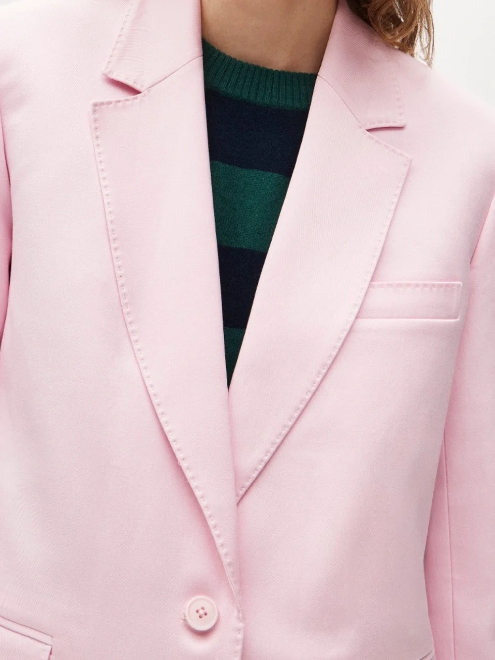 J. Crew Pastel Pink Oversized Blazer